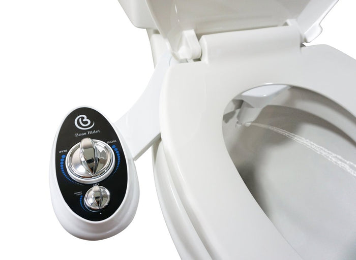 The Luxury rinsing with a clean stream of water