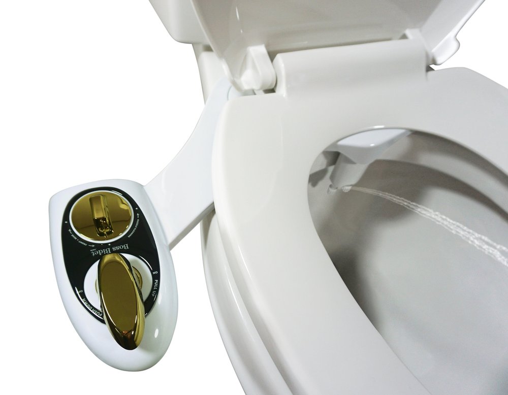 Boss Bidet Bold | White &amp; Gold - Boss Bidet